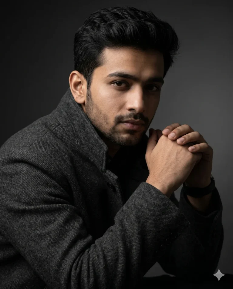 Dramatic Portrait Prompt: Fine Art Men